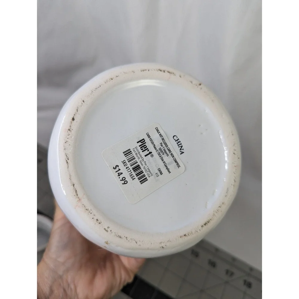 Pier 1 Imports‎ White Canister Replacement Medium